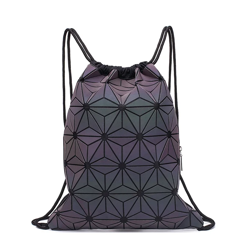 Fashion Backpack Women - New Women Drawstring Backpacks Holographic Bagpack