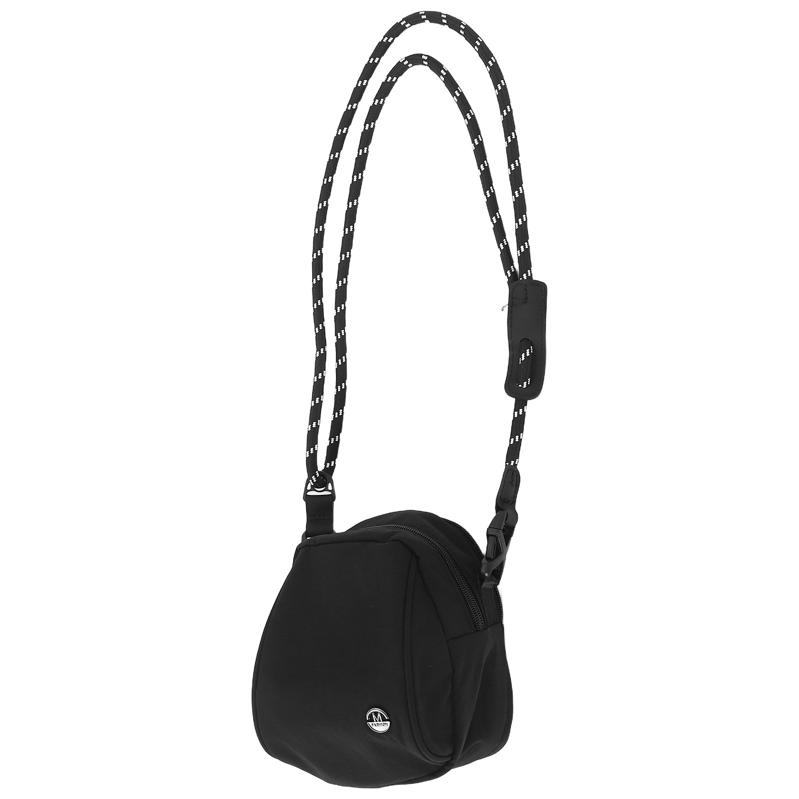 Mini Backpack Purse - Lightweight Black Shell Bag Crossbody Shoulder