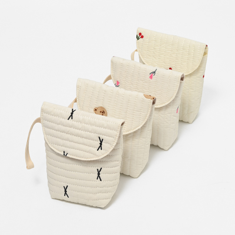 Backpack Diaper Bag - Embroidery Cotton Baby Diaper Bag Washable