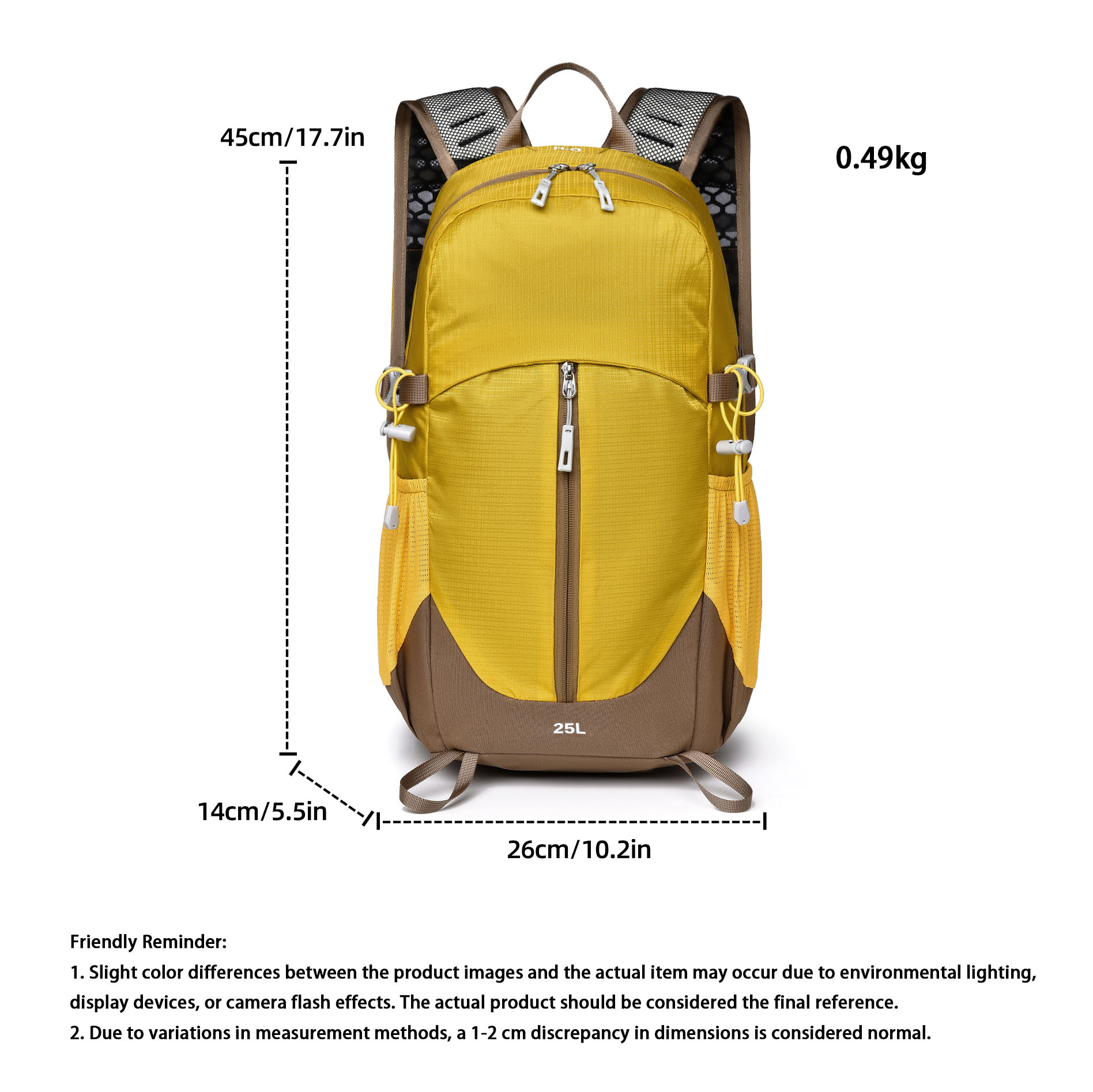 25l Large Capacity Hiking Back - Hiking Backpack Waterproof ulasan dan harga