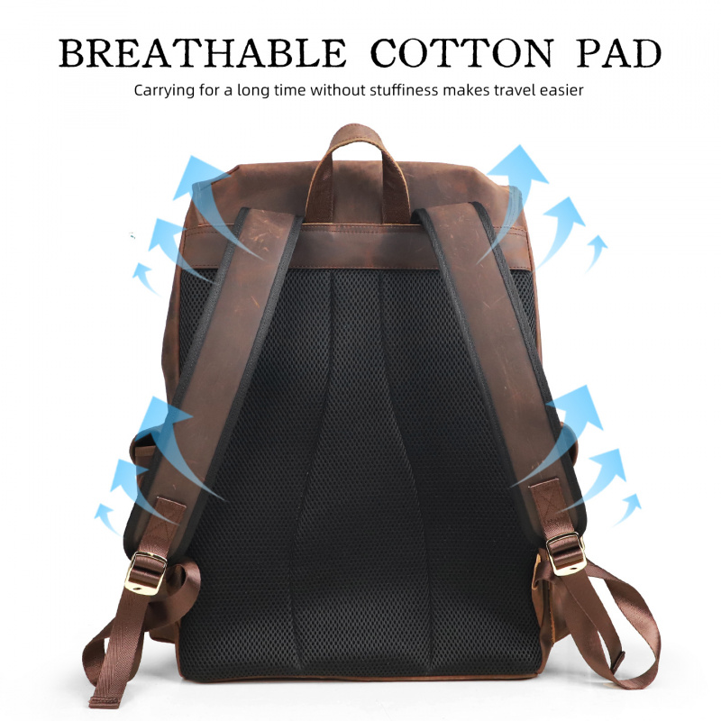 New Arrivals Leather Backpack  - Leather Backpack Vintage ulasan dan harga