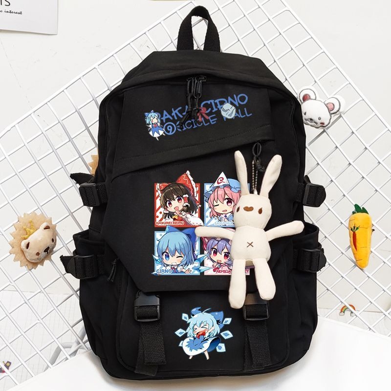 44×31×13cm Black Khaki,Touhou  - School Backpack Teen ulasan dan harga