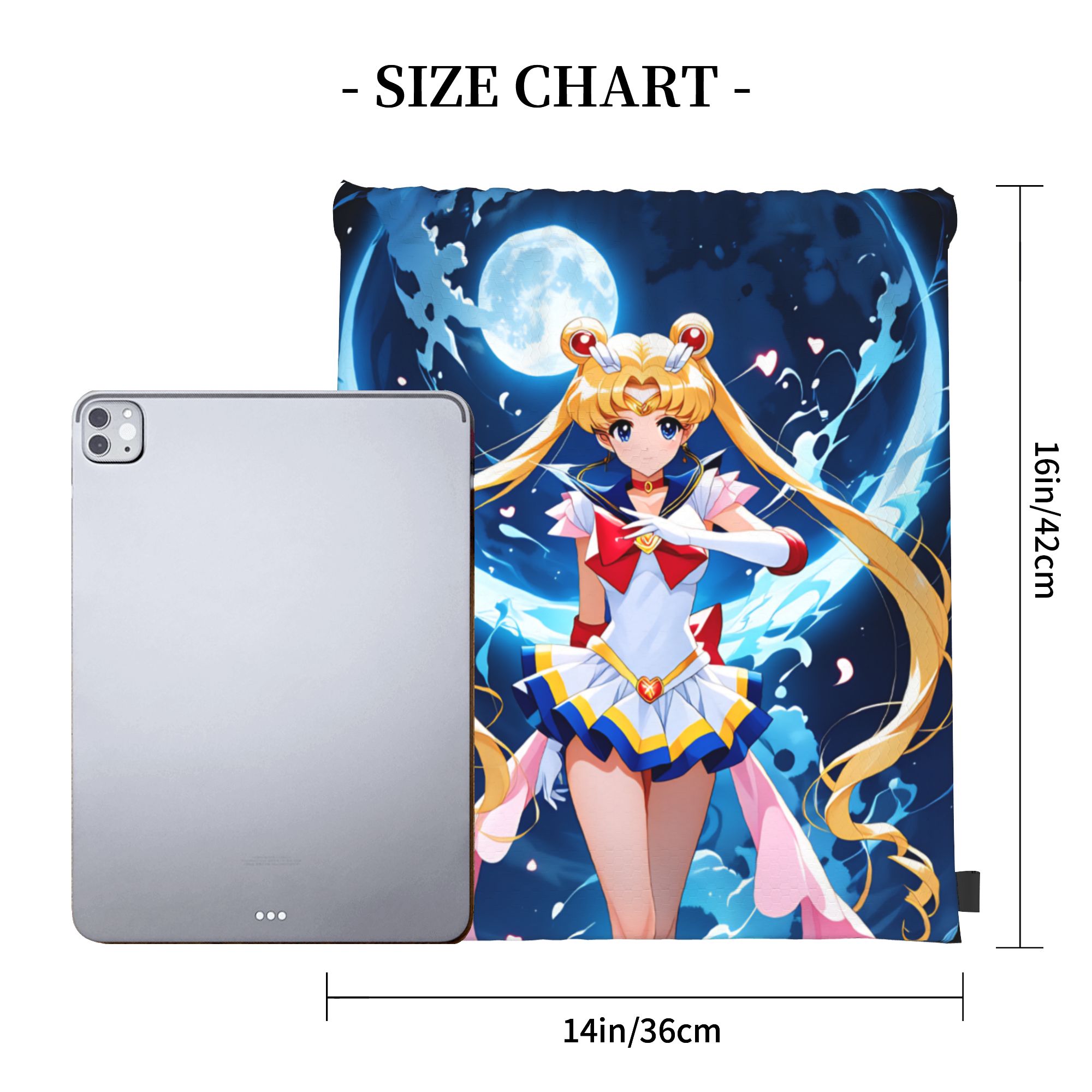 Custom S-Sailors Moons Drawstr - Drawstring Gym Bag ulasan dan harga