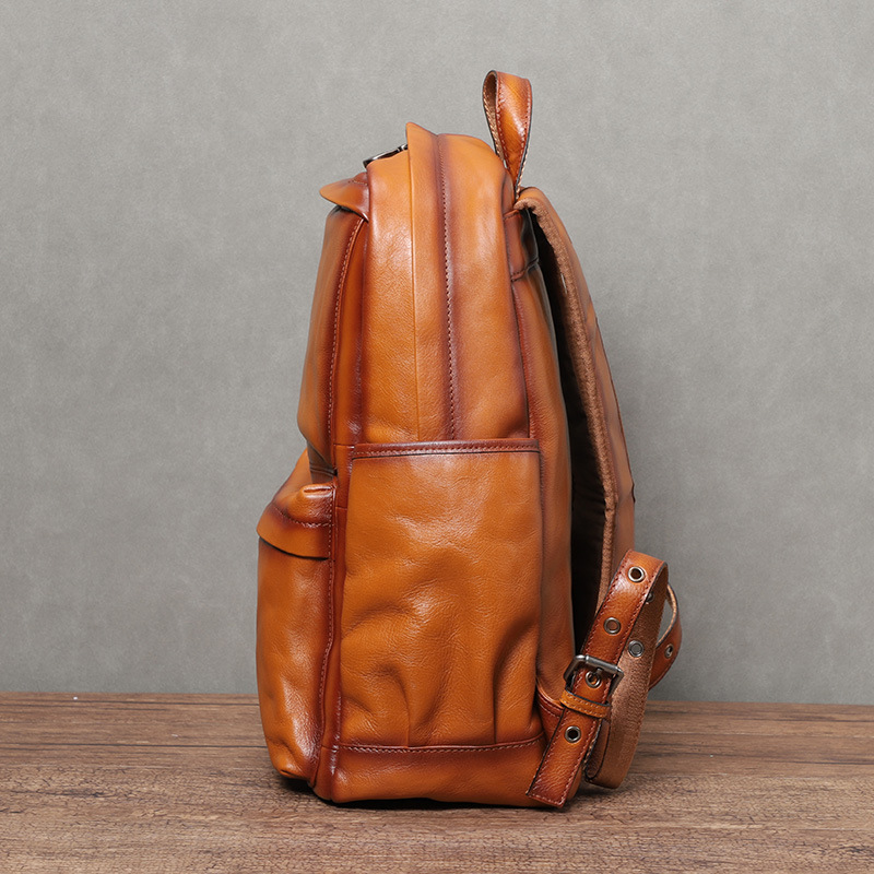 YETTIES Men's Vintage Vegetabl - Leather Backpack Vintage ulasan dan harga