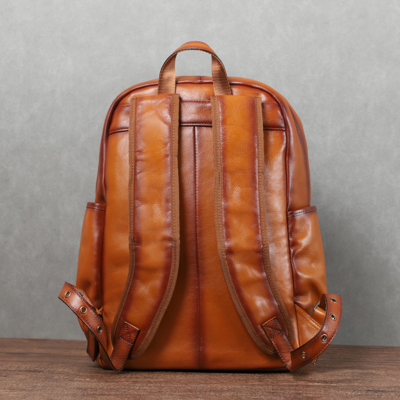 YETTIES Men's Vintage Vegetabl - Leather Backpack Vintage ulasan dan harga