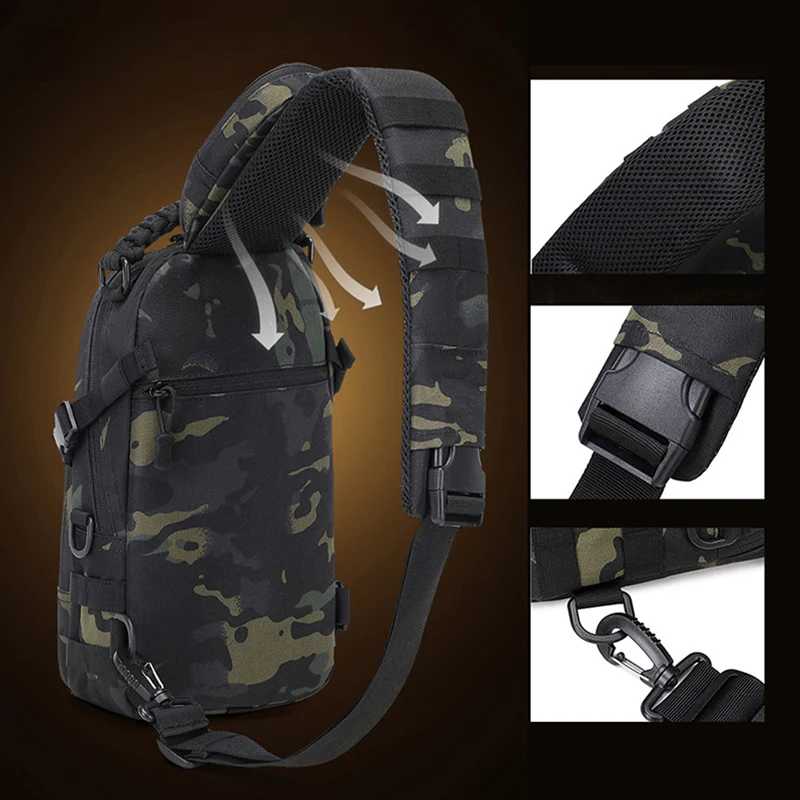 Men's Waist Bag Sports Shoulde - Sling Backpack Shoulder ulasan dan harga