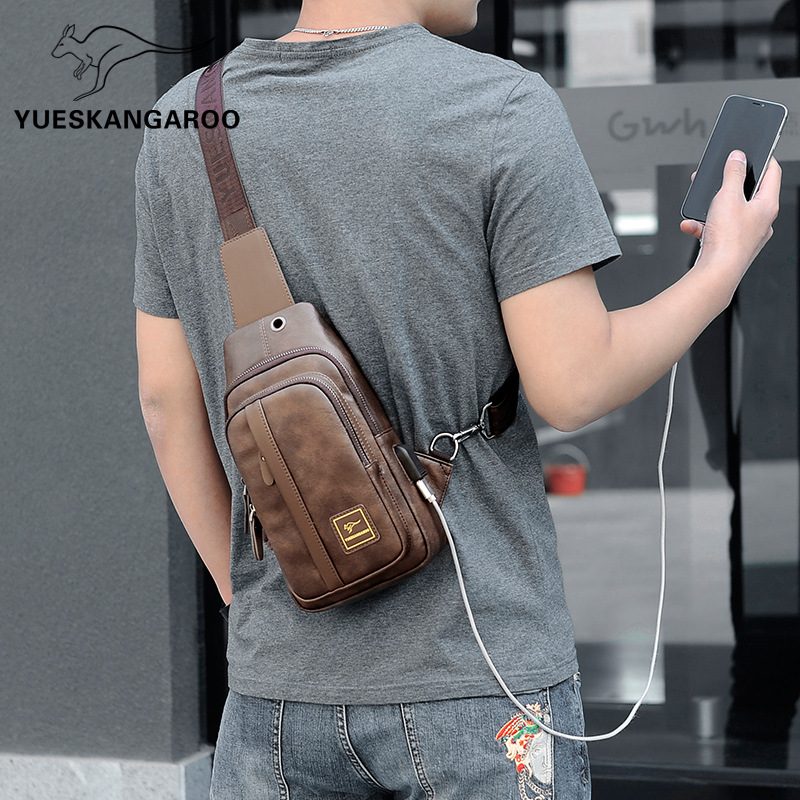 Portable Chest Bag for Man Fas - Mini Backpack Purse ulasan dan harga