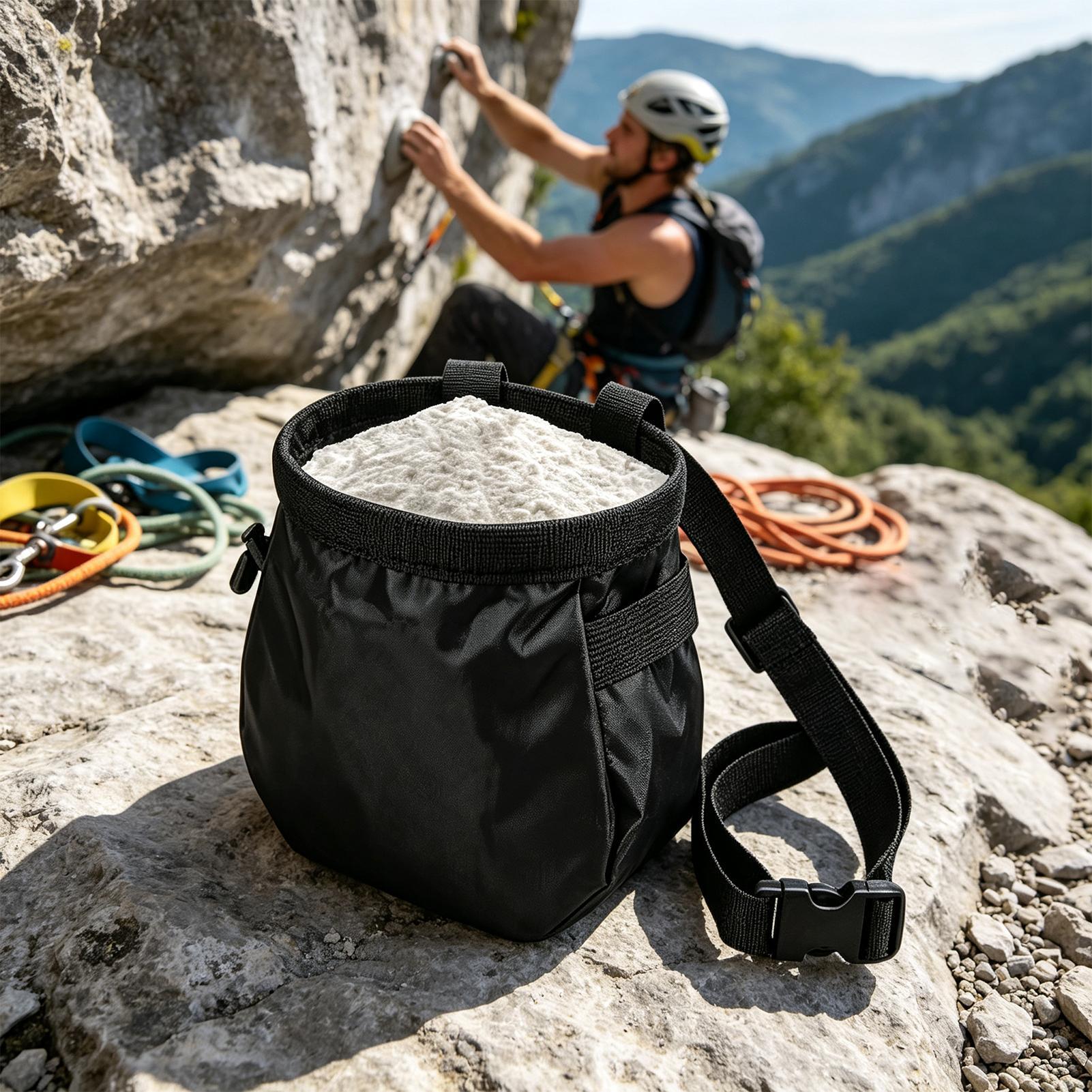Rock Climbing Chalk Bag Waterp - Drawstring Gym Bag ulasan dan harga