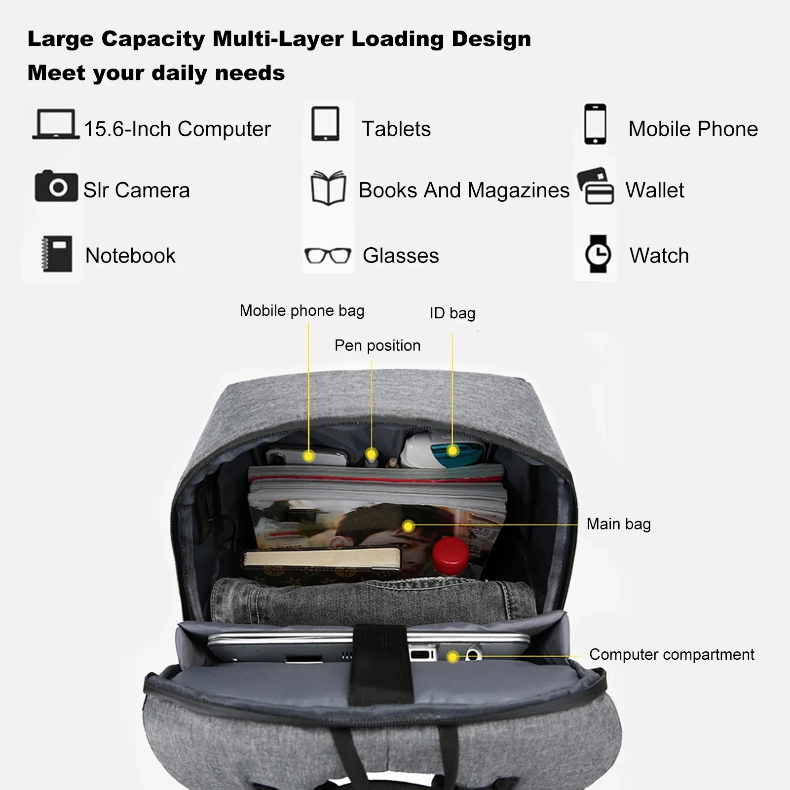 Laptop Backpack for 17 Inch La - Fashion Backpack Women ulasan dan harga