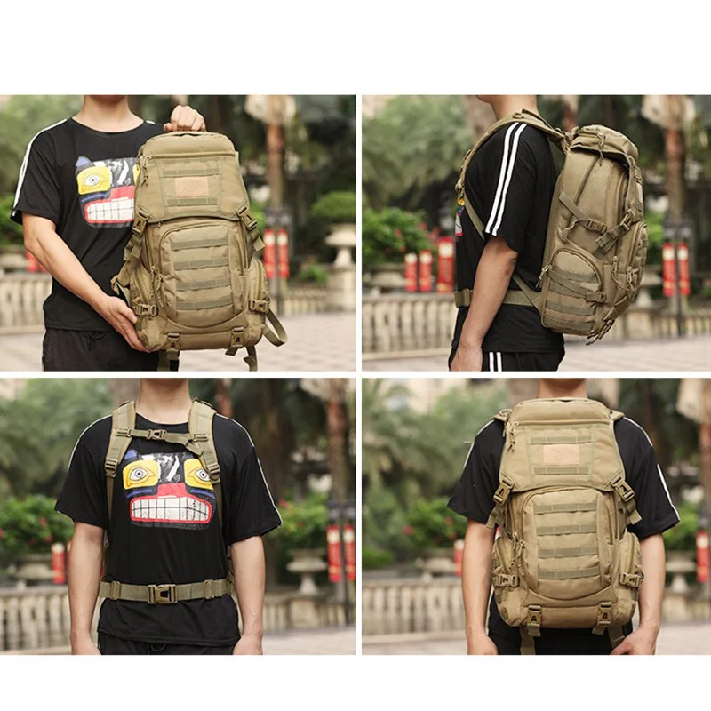 50L Tactical Backpack Outdoor  - Rucksack Military Style ulasan dan harga