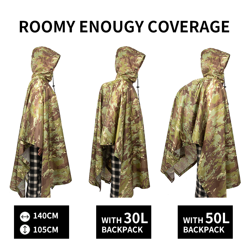 Lmpermeable Raincoats Women/Me - Rain Cover Backpack ulasan dan harga