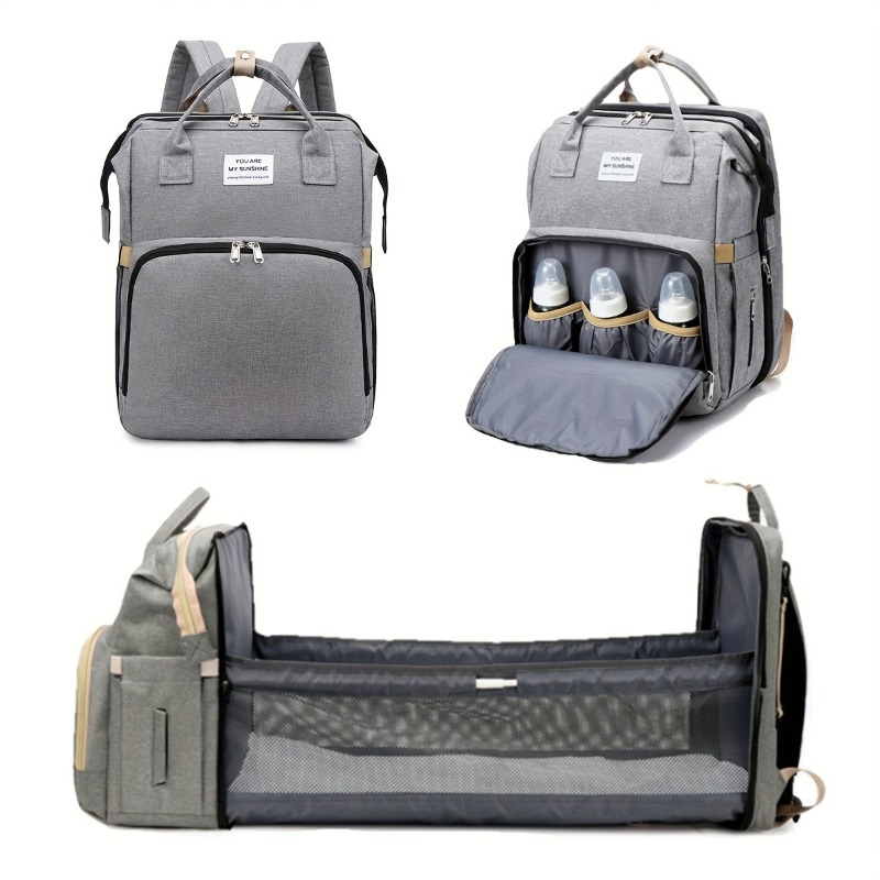Fashionable Folding Baby Crib  - Backpack Diaper Bag ulasan dan harga