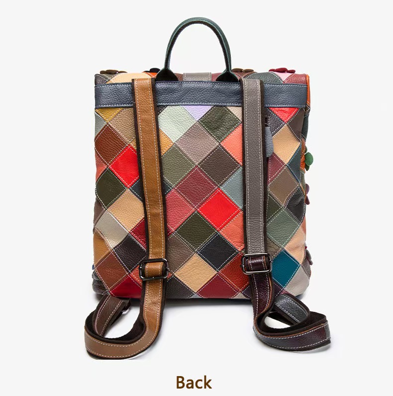 Vintage Women Genuine Leather  - Fashion Backpack Women ulasan dan harga