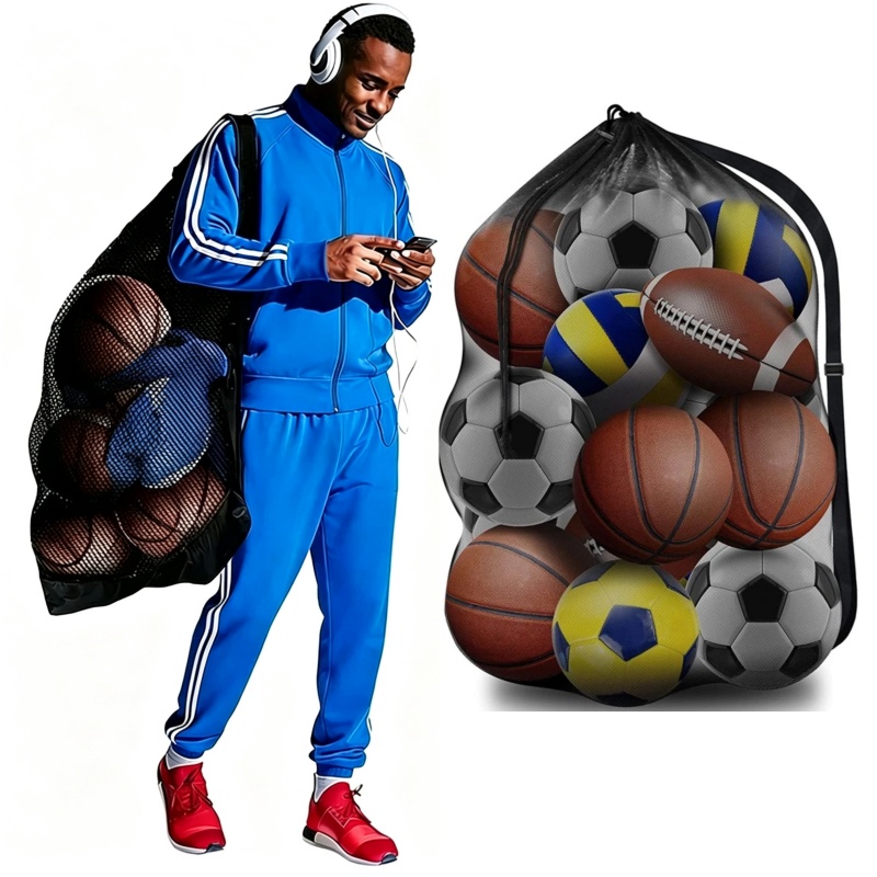 Large Capacity Portable Team T - Drawstring Gym Bag ulasan dan harga
