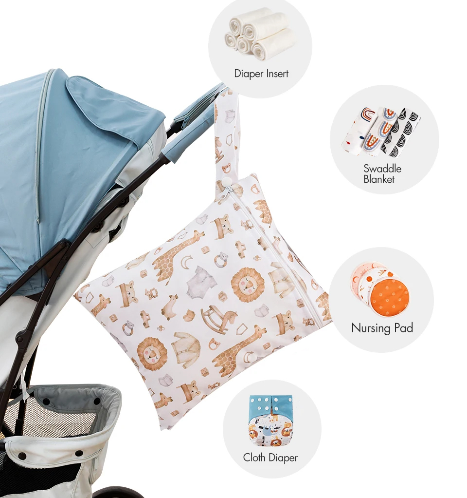 3PCS Travel Wash Cosmetic Bag  - Backpack Diaper Bag ulasan dan harga