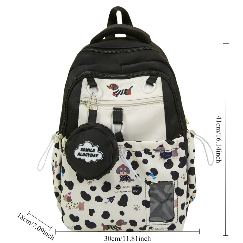 Sweet College Style Spliced Ba - School Backpack Teen ulasan dan harga