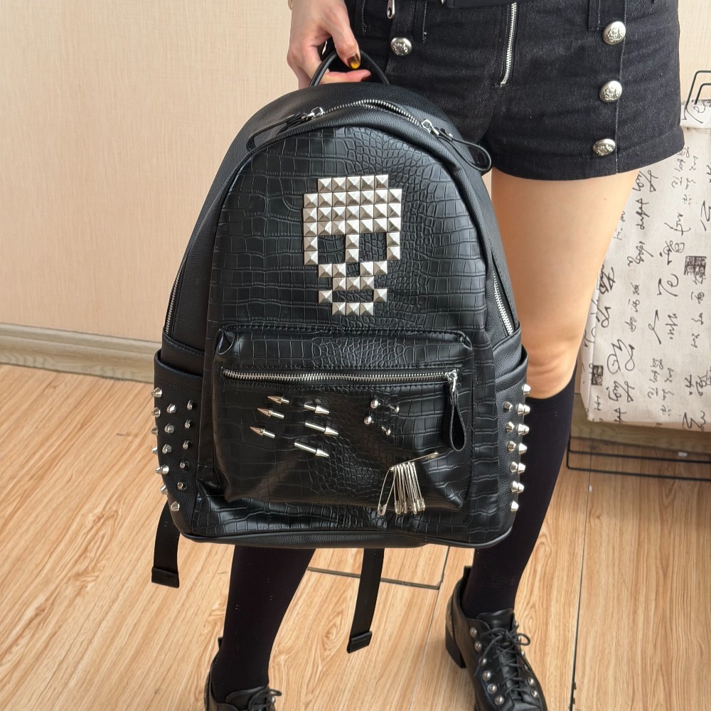 Original Black Crocodile Patte - Fashion Backpack Women ulasan dan harga