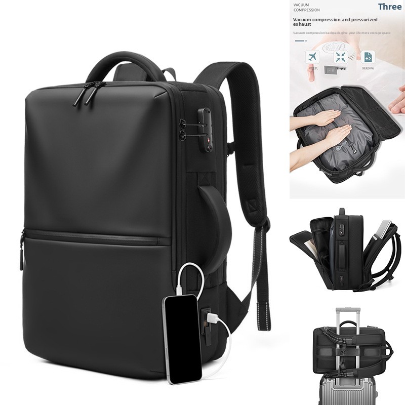 Multi-functional Men's Vacuum  - Business Backpack Brief ulasan dan harga