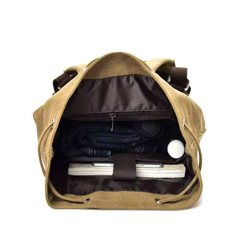 2026 Canvas backpack with dual - Fashion Backpack Women ulasan dan harga
