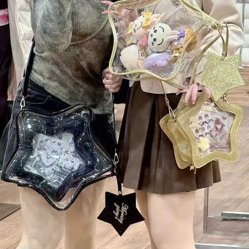 Y2K Cute Bling Star Ita Crossb - Mini Backpack Purse ulasan dan harga