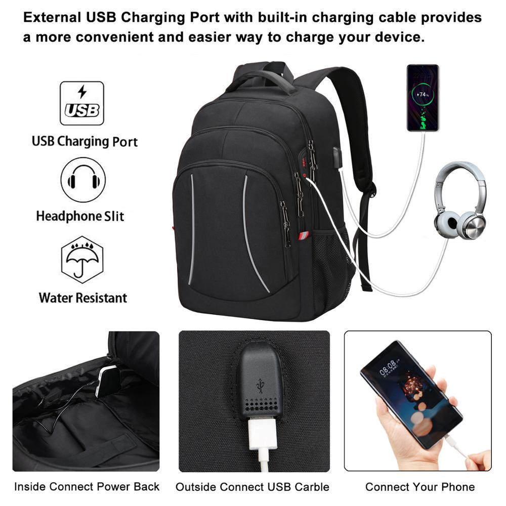Men Multifuction Travel Laptop - Travel Backpack Anti Theft ulasan dan harga