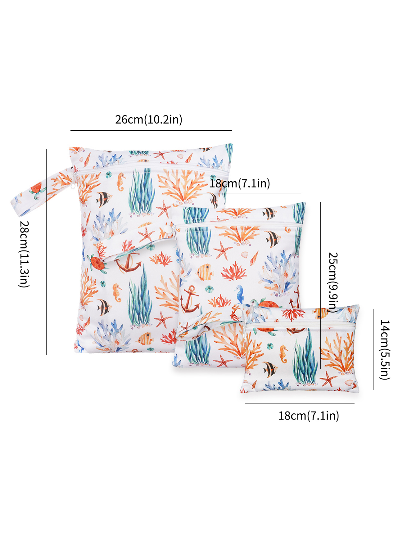 HappyFlute 3Pcs Waterproof Reu - Backpack Diaper Bag ulasan dan harga