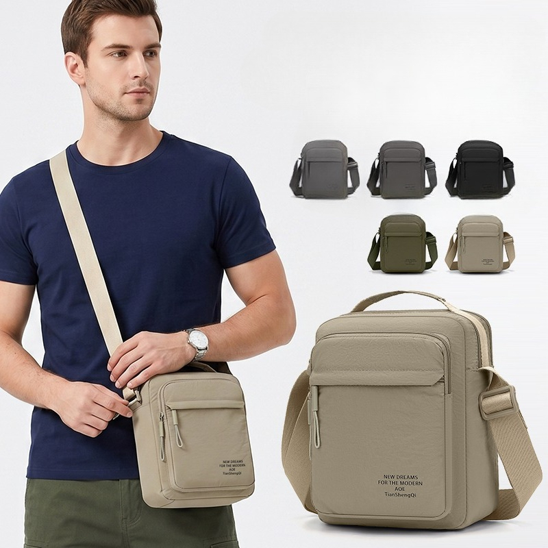Men's Nylon Crossbody Backpack - Sling Backpack Shoulder ulasan dan harga