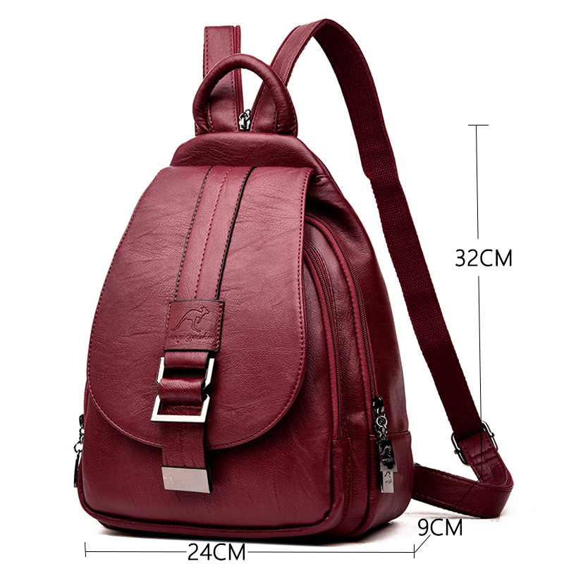 Designer Backpacks Women Leath - Leather Backpack Vintage ulasan dan harga