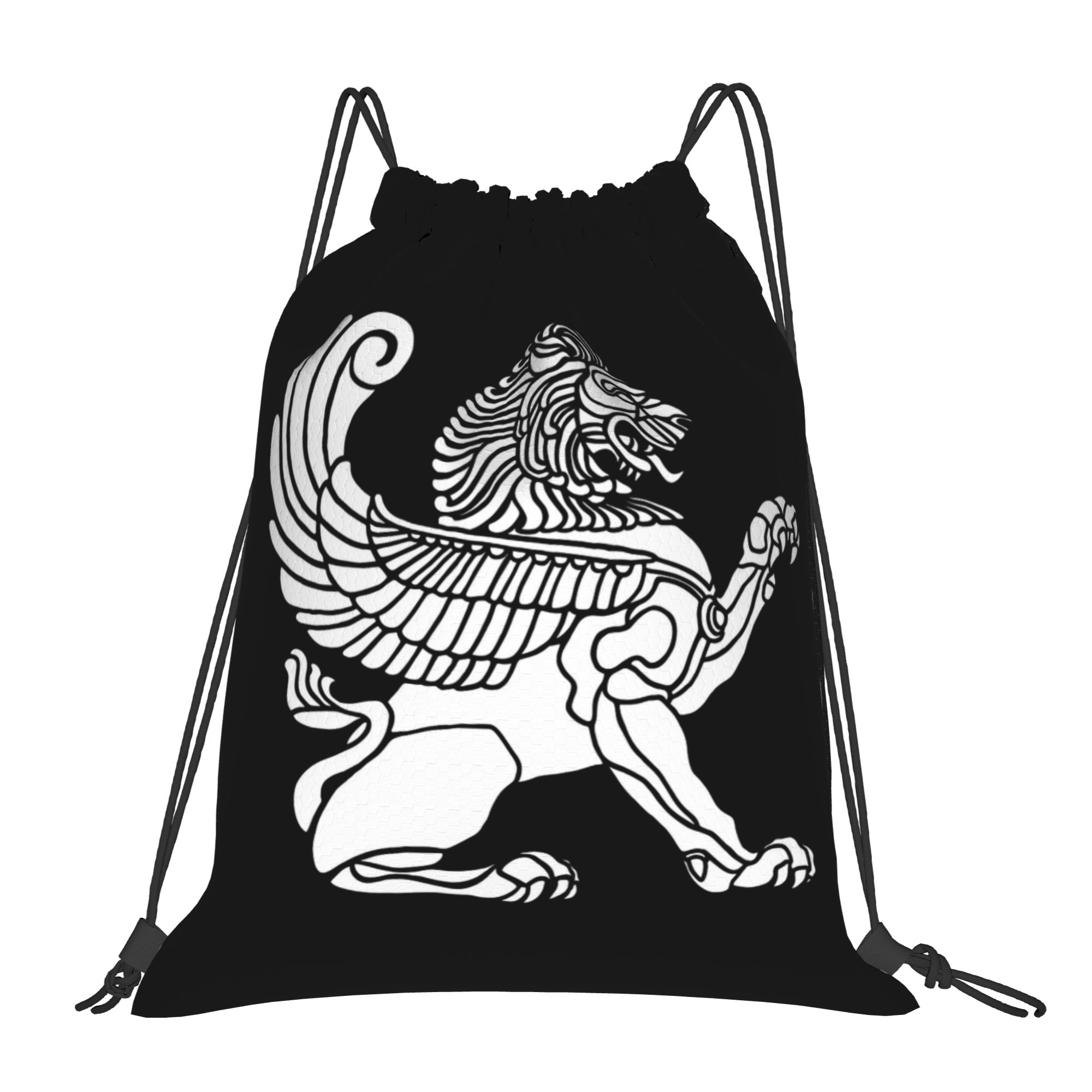 Persian Lion Iranian Iran Pers - Drawstring Gym Bag ulasan dan harga