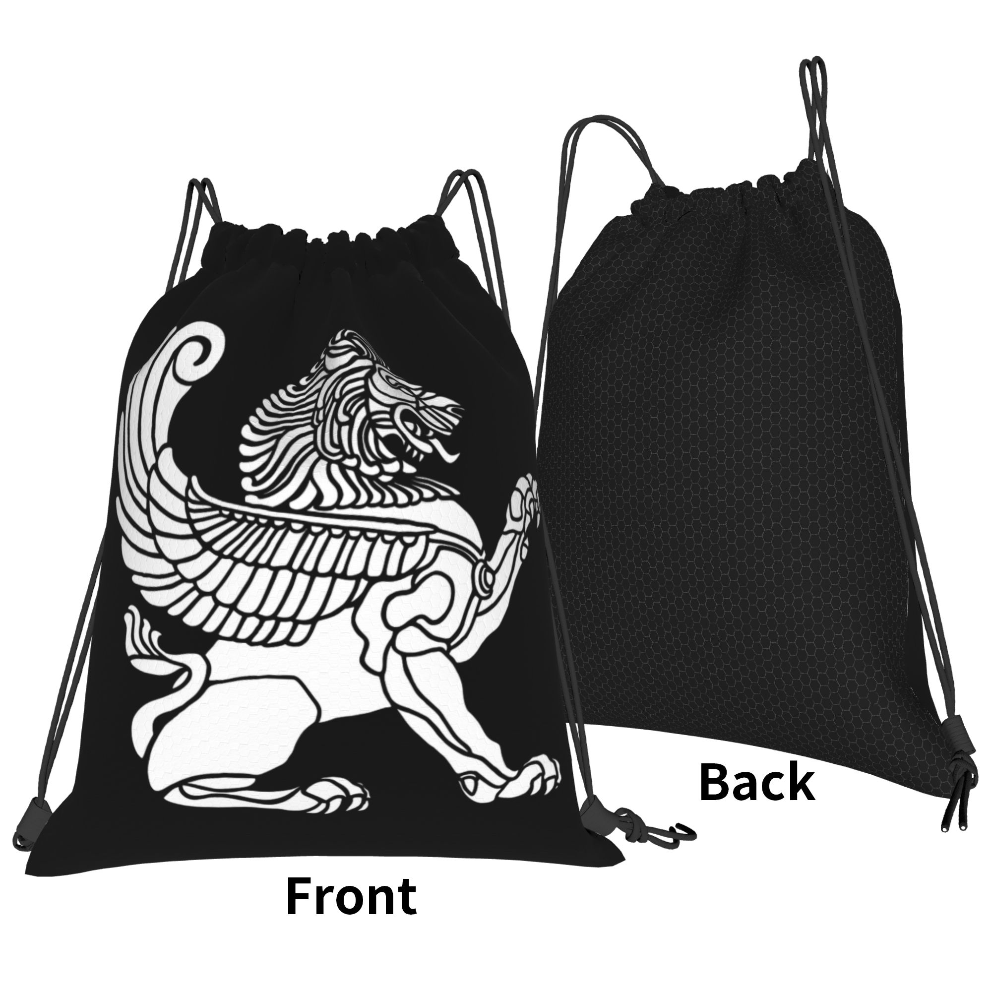 Persian Lion Iranian Iran Pers - Drawstring Gym Bag ulasan dan harga