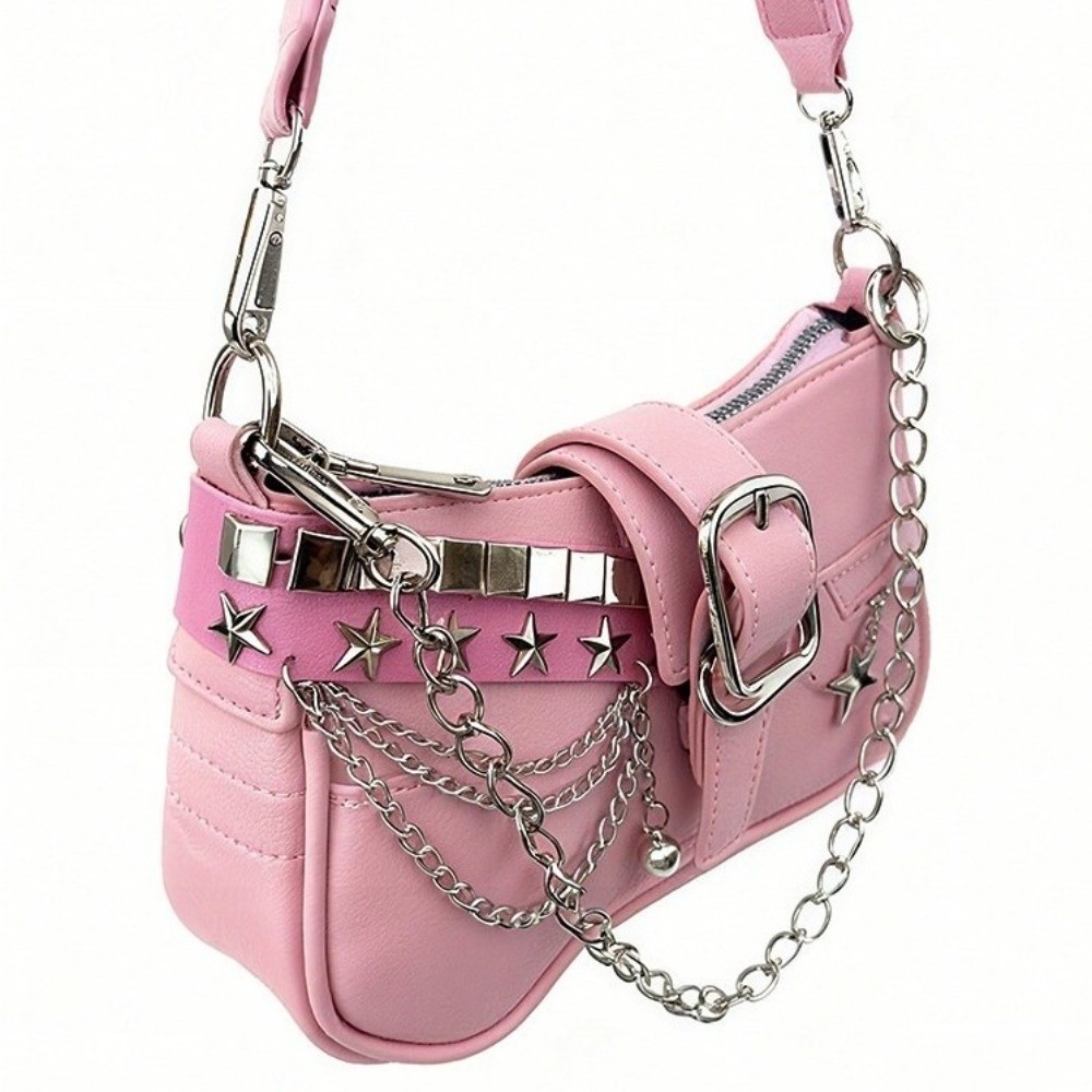 Vintage Y2K Shoulder Bag PU Le - Leather Backpack Vintage ulasan dan harga