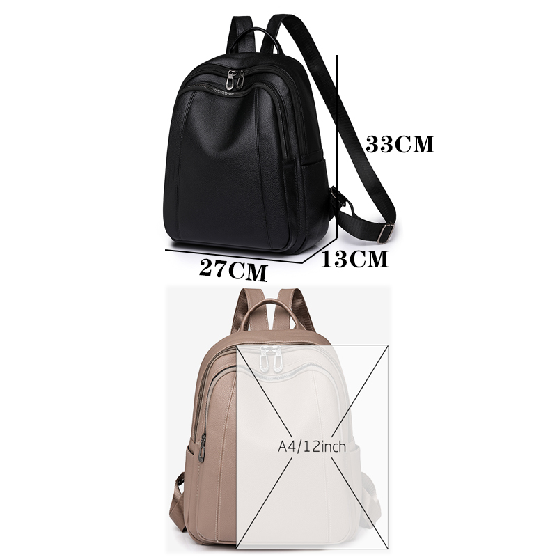 High Quality Leather Backpack  - Leather Backpack Vintage ulasan dan harga