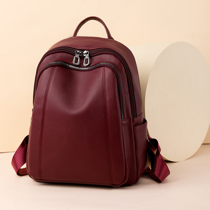 High Quality Leather Backpack  - Leather Backpack Vintage ulasan dan harga