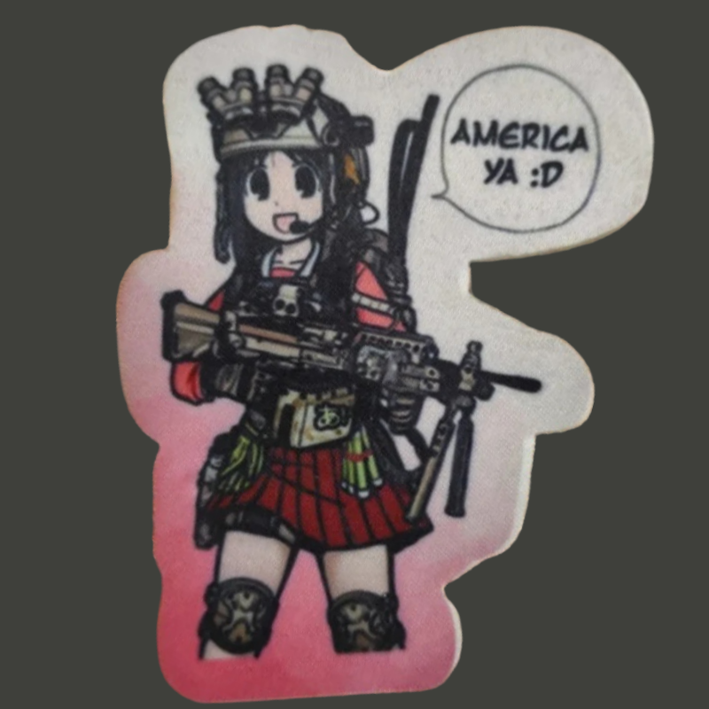 Anime Girl Tactical Patch Mili - Urban Backpack Tactical ulasan dan harga