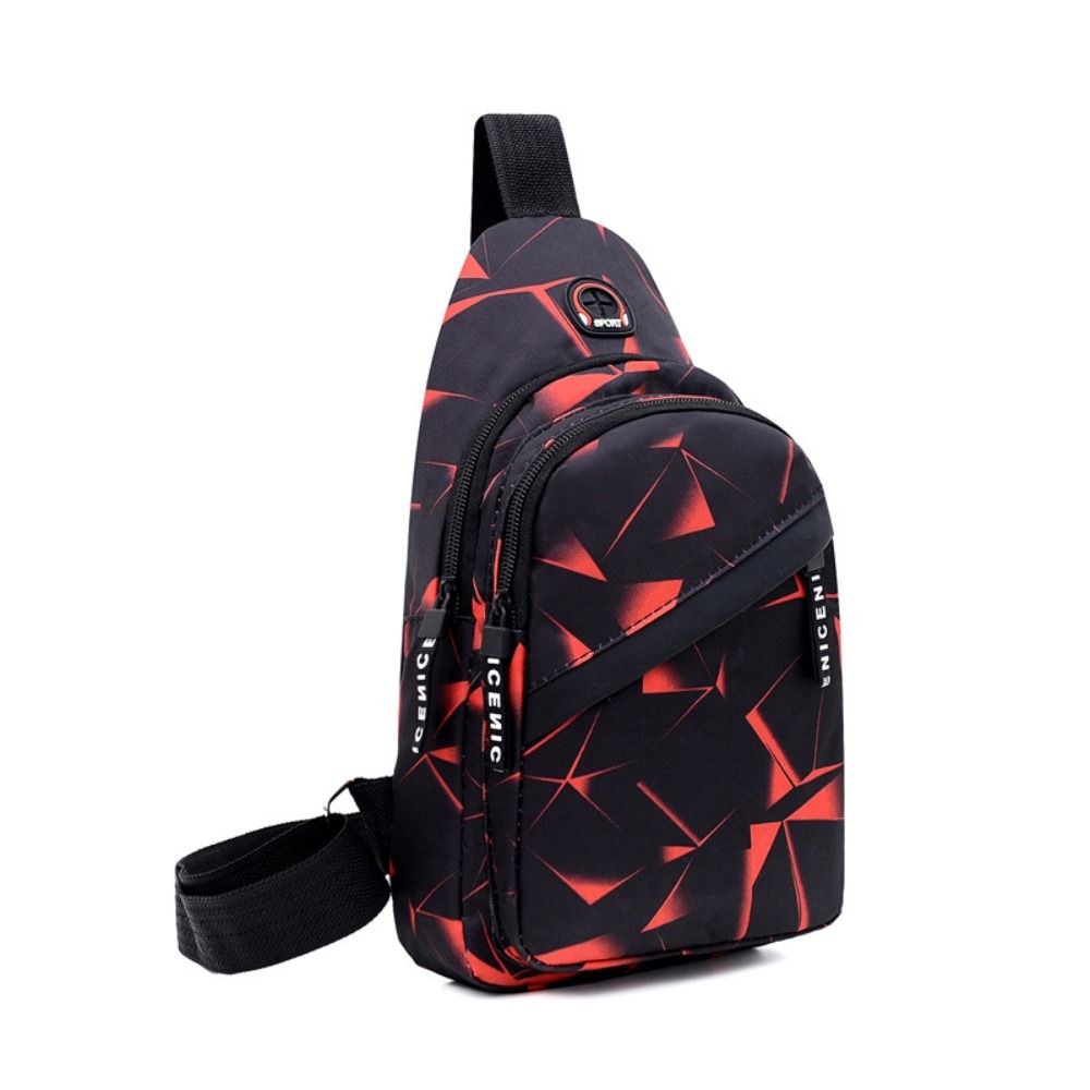 Fashion 2-Layer Chest bag Trav - Sling Backpack Shoulder ulasan dan harga