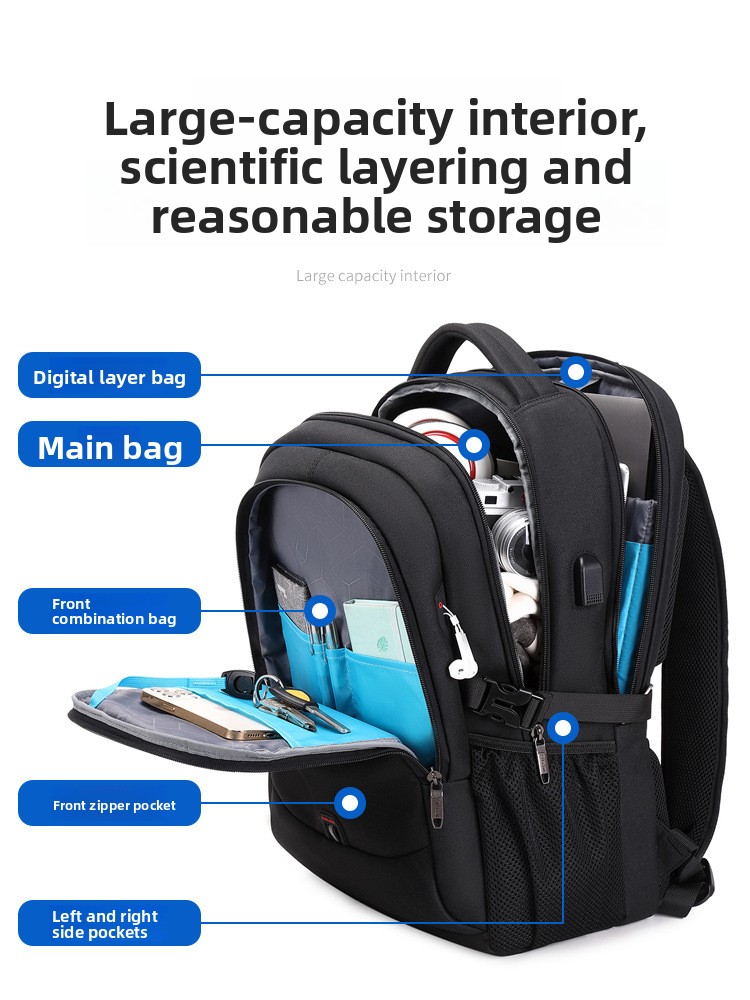 New Customizable Logo Backpack - Business Backpack Brief ulasan dan harga