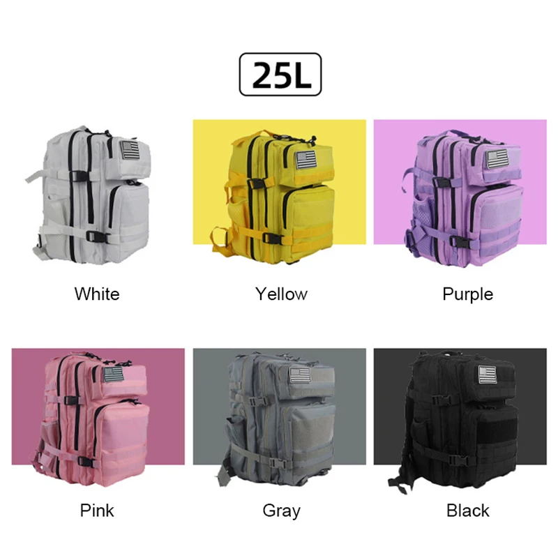 25L/45L 3P Tactical Backpack f - Rucksack Military Style ulasan dan harga