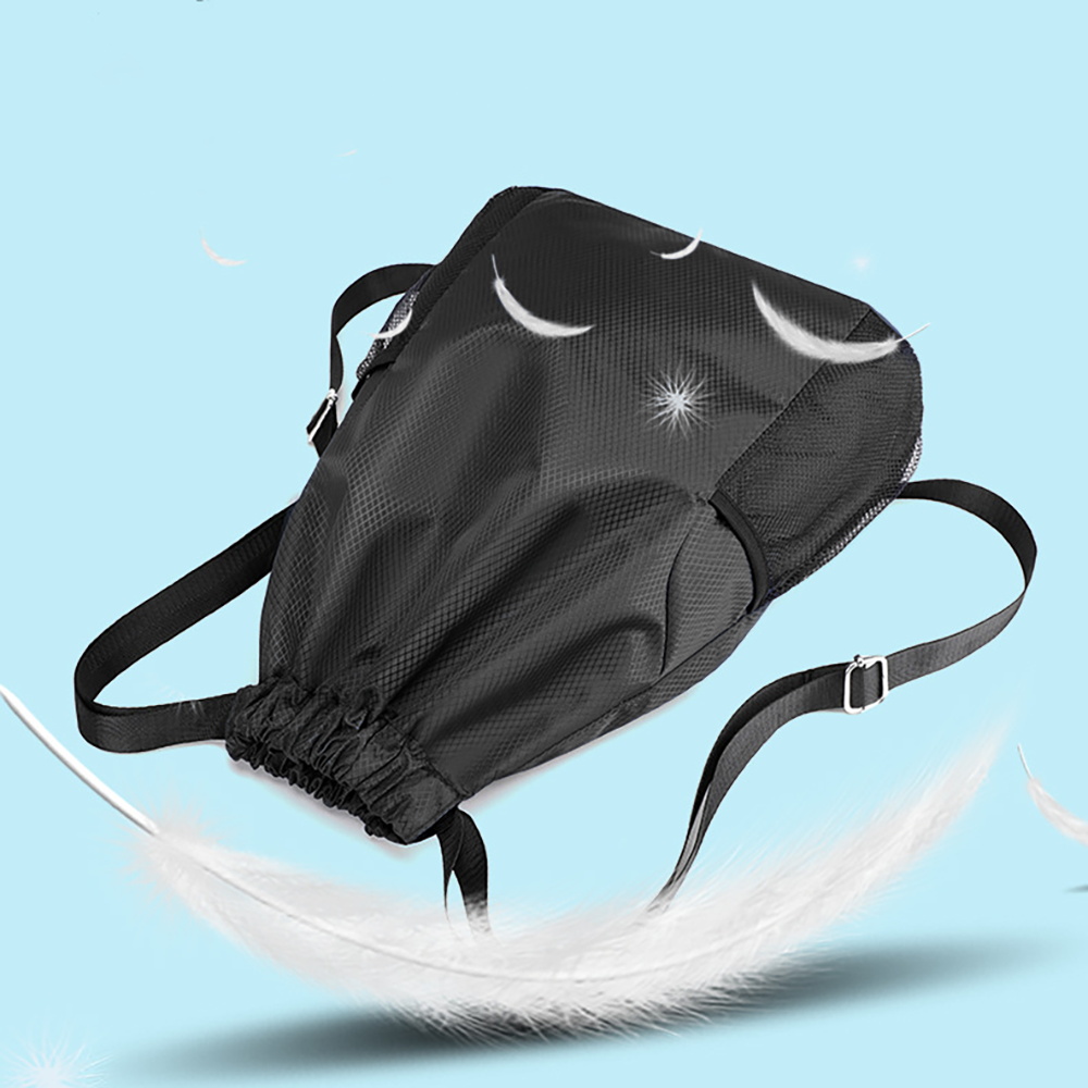 Black drawstring bag, gym back - Drawstring Gym Bag ulasan dan harga