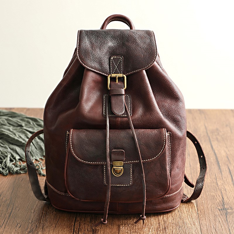 Johnature Leisure Travel Bag N - Leather Backpack Vintage ulasan dan harga