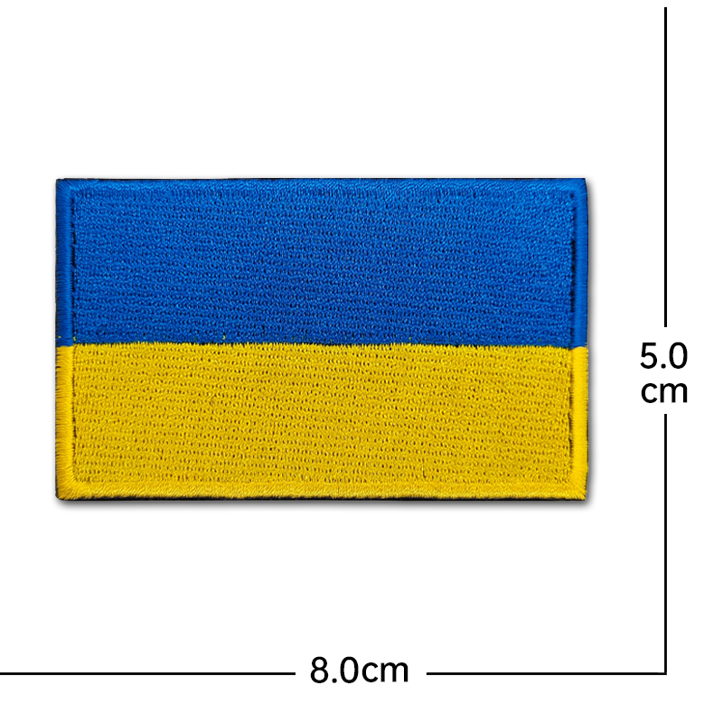 Blue Yellow Flag Badge Embroid - Rucksack Military Style ulasan dan harga