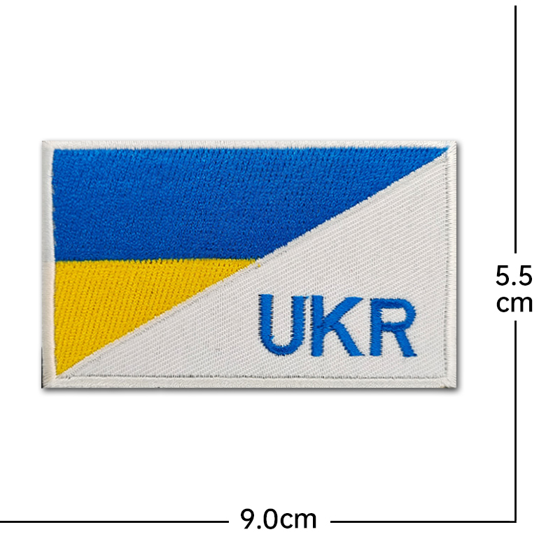 Blue Yellow Flag Badge Embroid - Rucksack Military Style ulasan dan harga