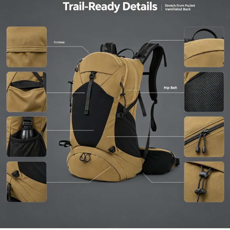 Large Waterproof Tear-Resistan - Hiking Backpack Waterproof ulasan dan harga
