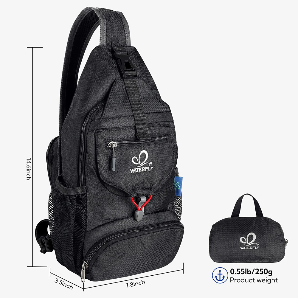 WATERFLY Chest Bag Shoulder Sm - Sling Backpack Shoulder ulasan dan harga