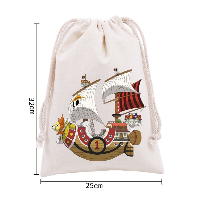Anime One Piece Drawstring Bac - Drawstring Gym Bag ulasan dan harga