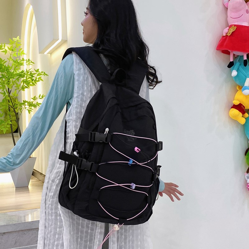 LEFTSIDE Women's Nylon Backpac - School Backpack Teen ulasan dan harga