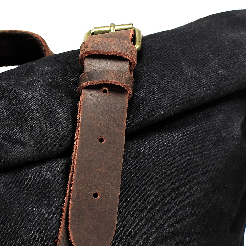 Retro Canvas Leather Backpacks - Leather Backpack Vintage ulasan dan harga